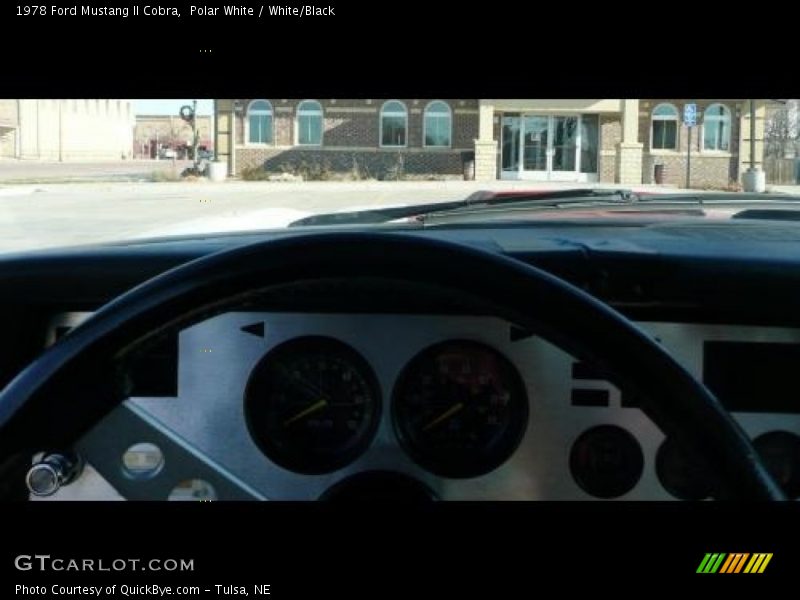 Polar White / White/Black 1978 Ford Mustang II Cobra