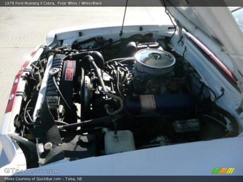 Polar White / White/Black 1978 Ford Mustang II Cobra