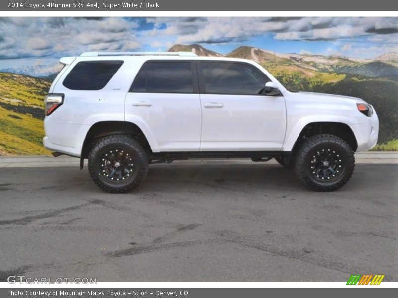 Super White / Black 2014 Toyota 4Runner SR5 4x4