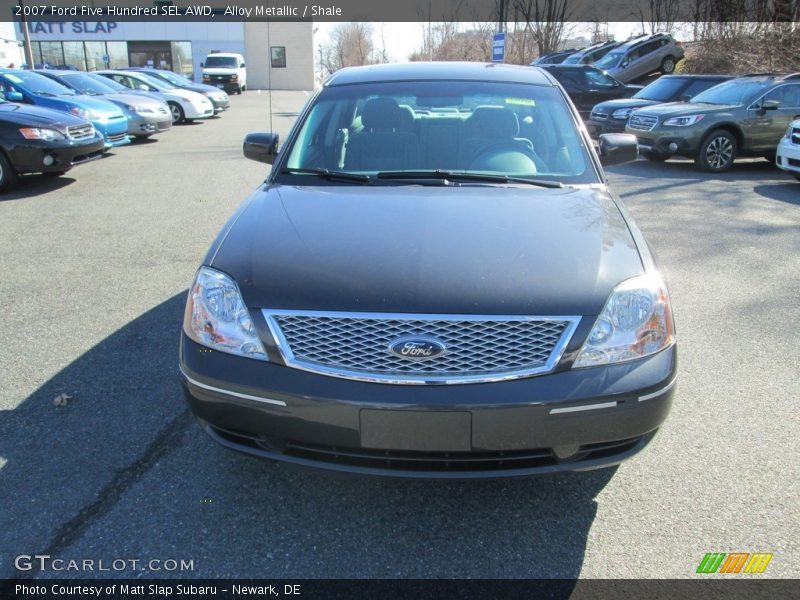 Alloy Metallic / Shale 2007 Ford Five Hundred SEL AWD