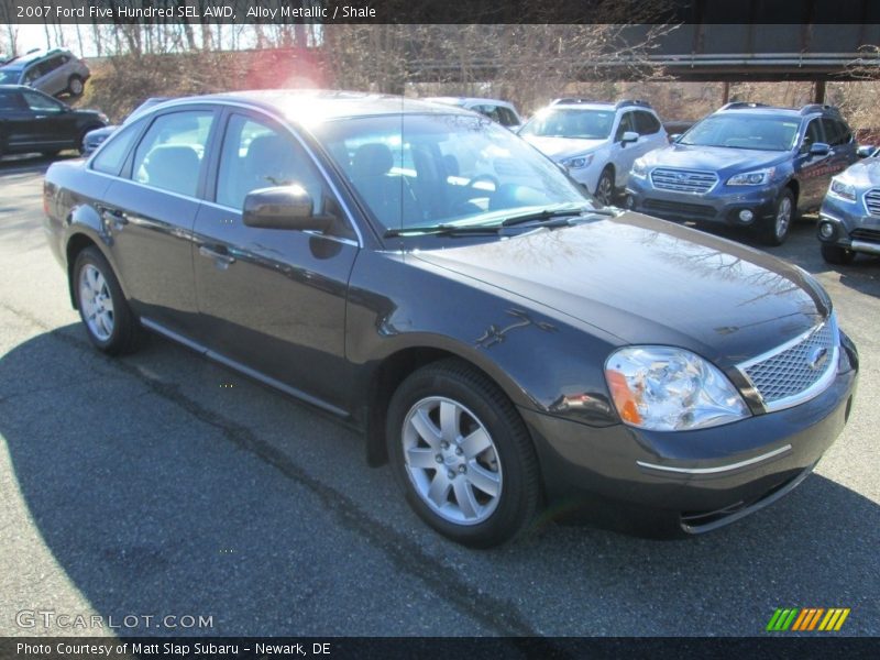 Alloy Metallic / Shale 2007 Ford Five Hundred SEL AWD