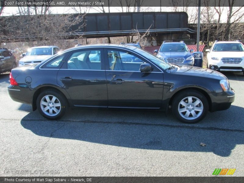 Alloy Metallic / Shale 2007 Ford Five Hundred SEL AWD