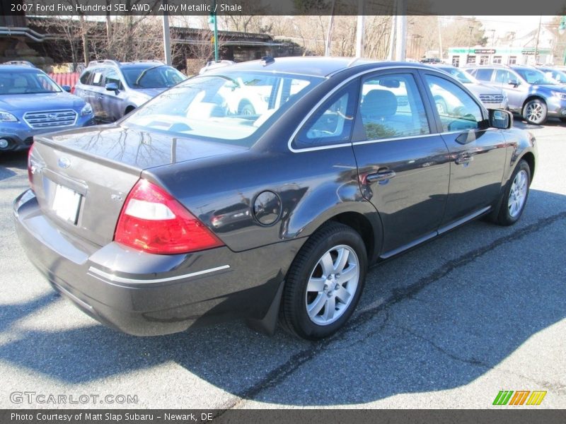 Alloy Metallic / Shale 2007 Ford Five Hundred SEL AWD