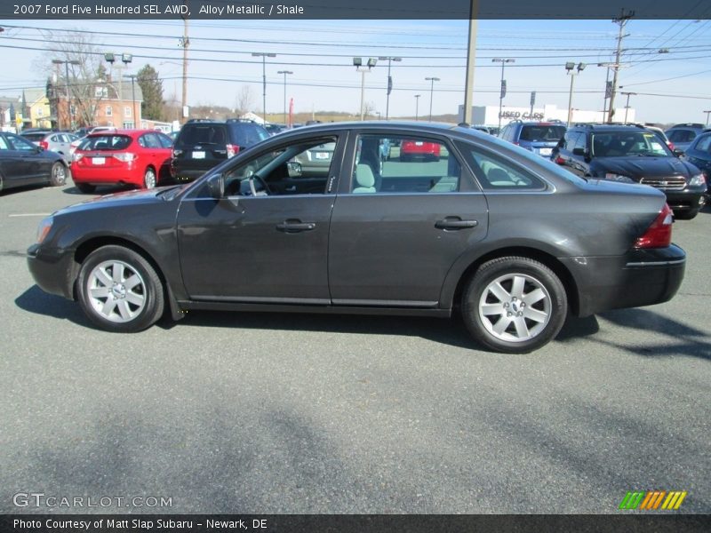 Alloy Metallic / Shale 2007 Ford Five Hundred SEL AWD