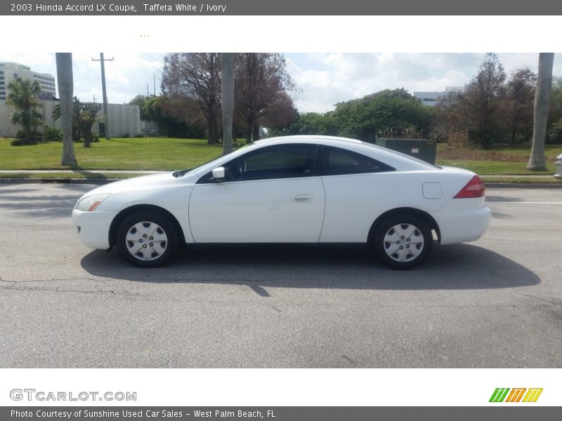 Taffeta White / Ivory 2003 Honda Accord LX Coupe