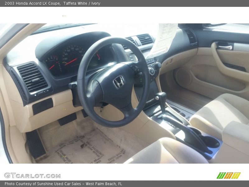  2003 Accord LX Coupe Ivory Interior