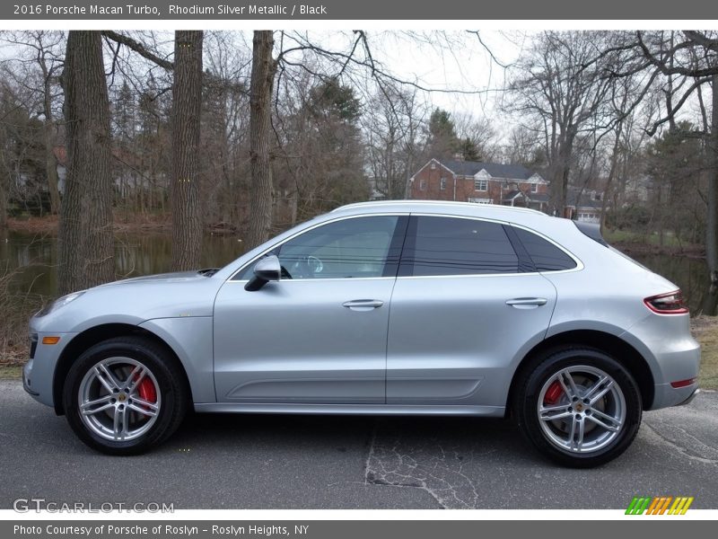 Rhodium Silver Metallic / Black 2016 Porsche Macan Turbo