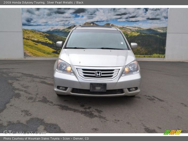 Silver Pearl Metallic / Black 2009 Honda Odyssey Touring