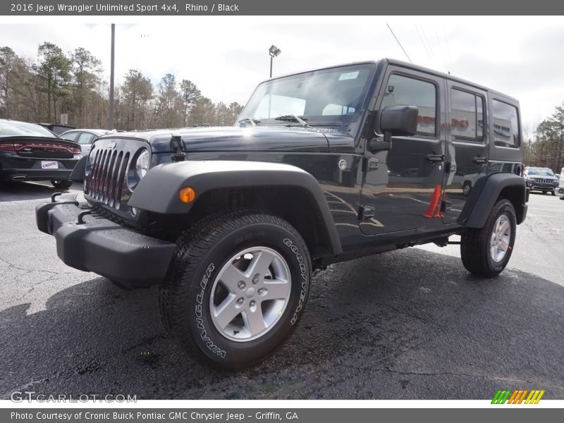 Rhino / Black 2016 Jeep Wrangler Unlimited Sport 4x4
