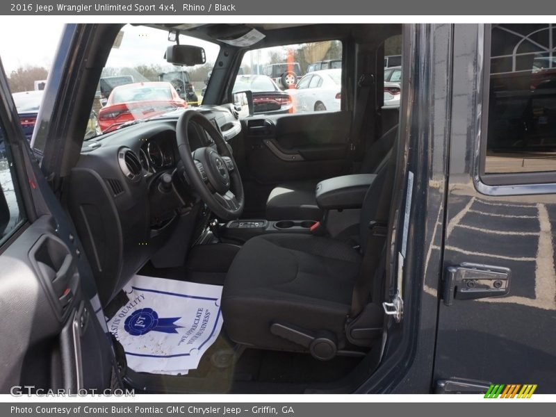 Rhino / Black 2016 Jeep Wrangler Unlimited Sport 4x4