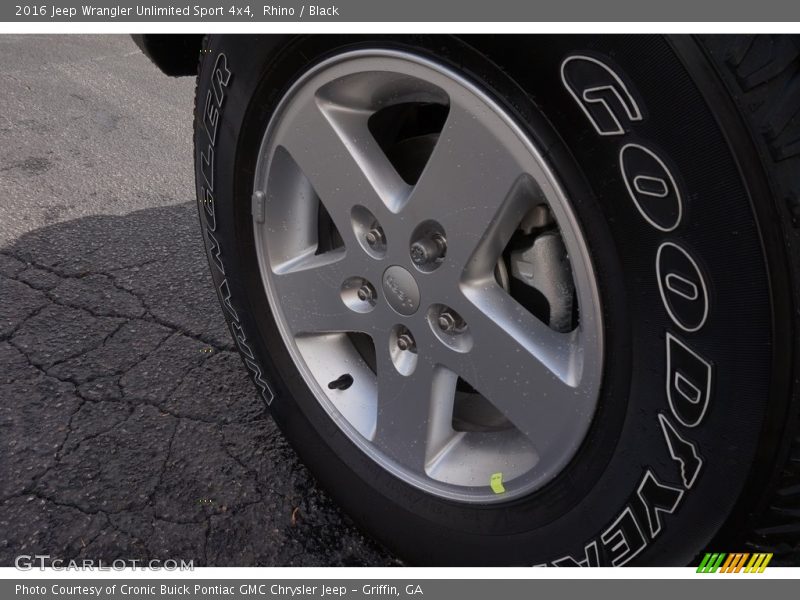 Rhino / Black 2016 Jeep Wrangler Unlimited Sport 4x4