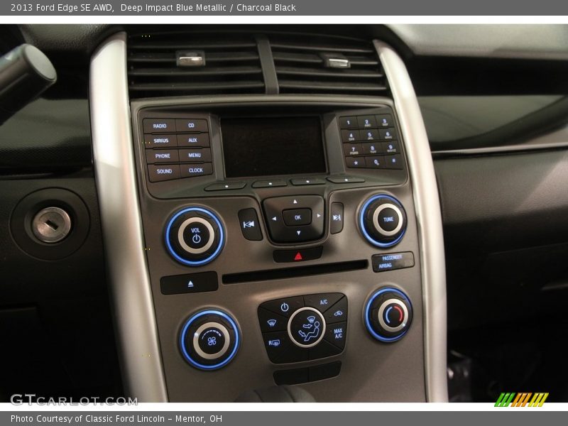 Deep Impact Blue Metallic / Charcoal Black 2013 Ford Edge SE AWD
