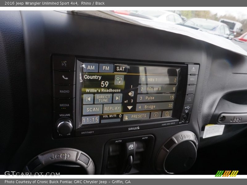 Rhino / Black 2016 Jeep Wrangler Unlimited Sport 4x4