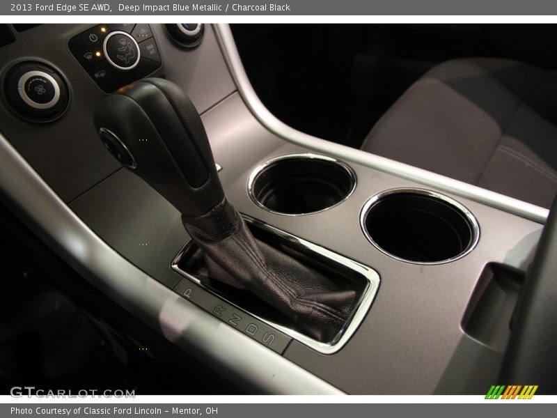 Deep Impact Blue Metallic / Charcoal Black 2013 Ford Edge SE AWD