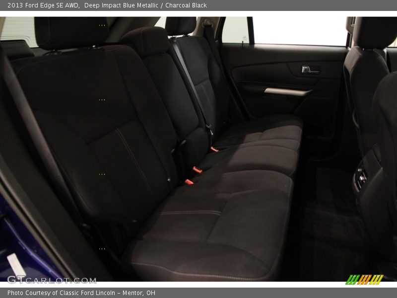 Deep Impact Blue Metallic / Charcoal Black 2013 Ford Edge SE AWD