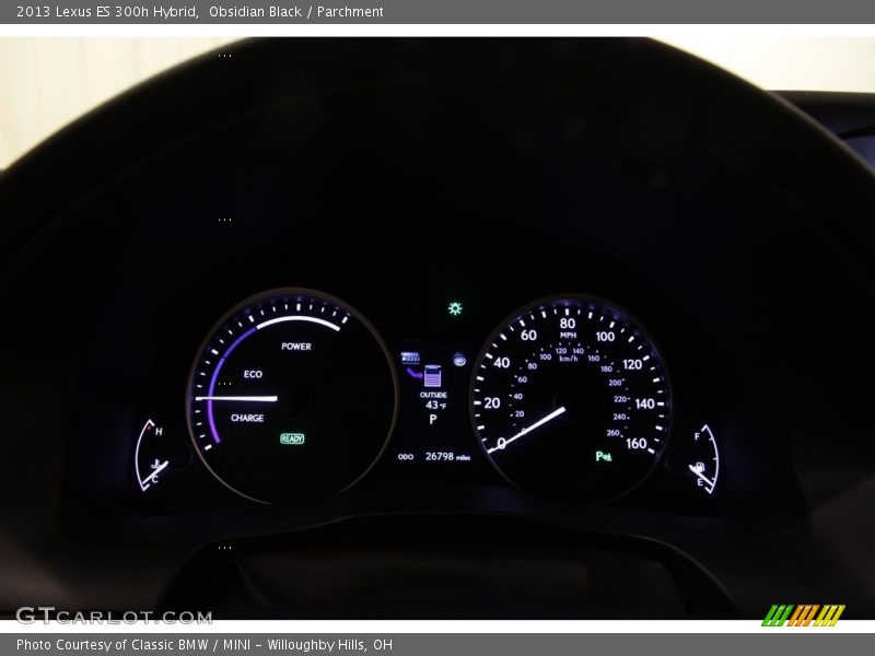 Obsidian Black / Parchment 2013 Lexus ES 300h Hybrid