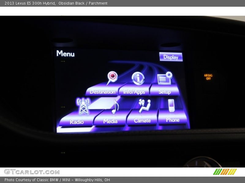 Obsidian Black / Parchment 2013 Lexus ES 300h Hybrid