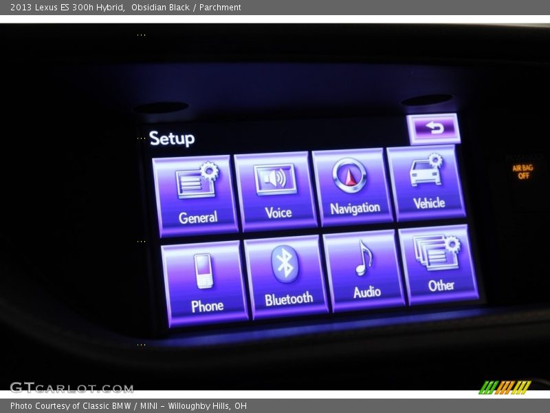 Obsidian Black / Parchment 2013 Lexus ES 300h Hybrid