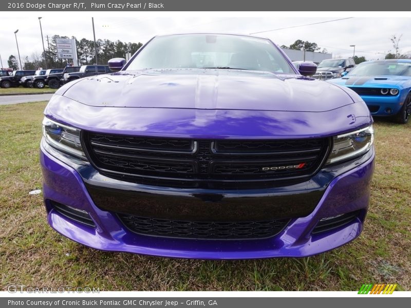 Plum Crazy Pearl / Black 2016 Dodge Charger R/T