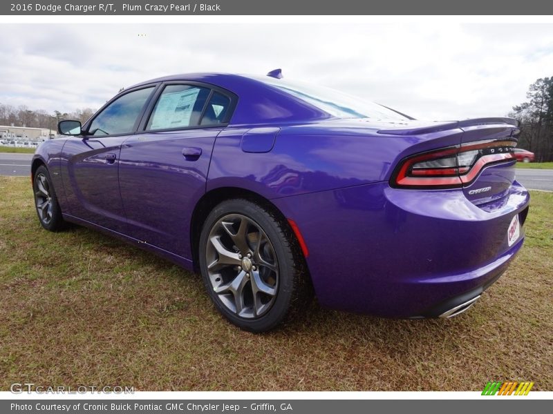 Plum Crazy Pearl / Black 2016 Dodge Charger R/T