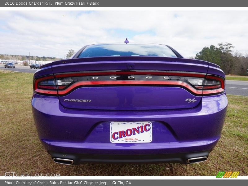 Plum Crazy Pearl / Black 2016 Dodge Charger R/T