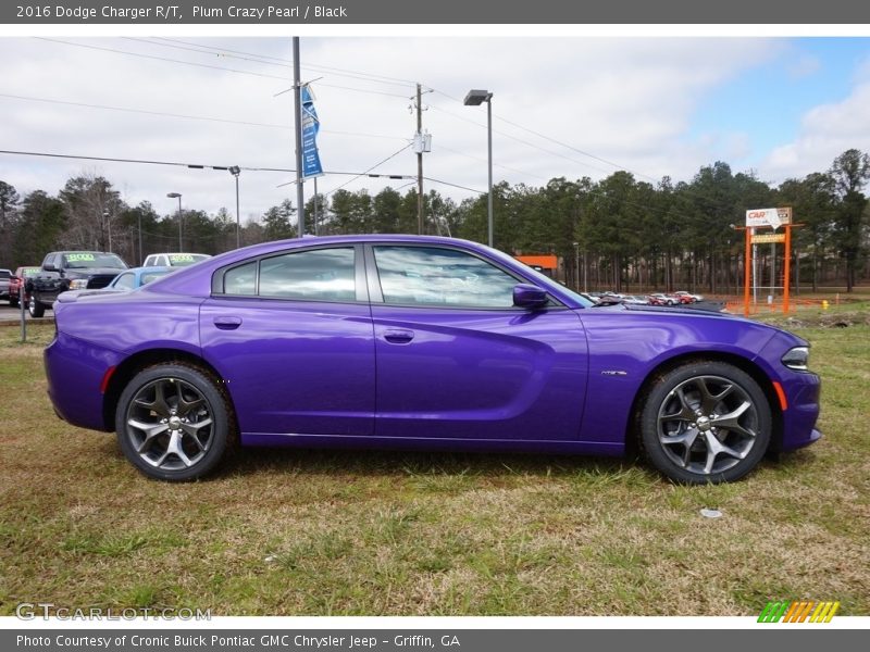 Plum Crazy Pearl / Black 2016 Dodge Charger R/T