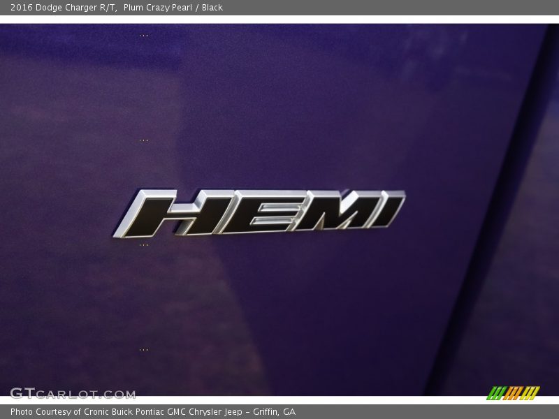Plum Crazy Pearl / Black 2016 Dodge Charger R/T