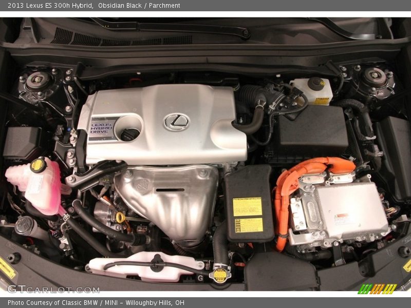Obsidian Black / Parchment 2013 Lexus ES 300h Hybrid