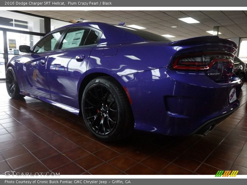 Plum Crazy Pearl / Black 2016 Dodge Charger SRT Hellcat