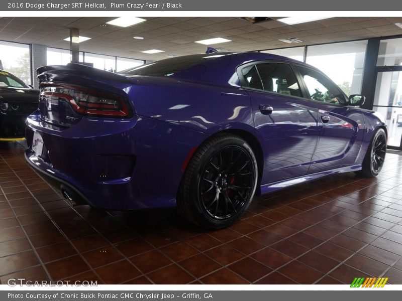 Plum Crazy Pearl / Black 2016 Dodge Charger SRT Hellcat