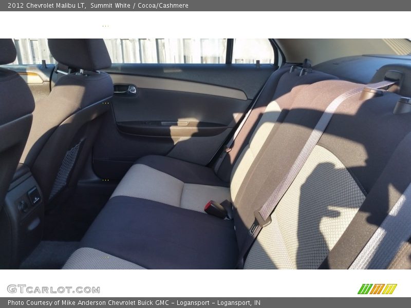 Summit White / Cocoa/Cashmere 2012 Chevrolet Malibu LT