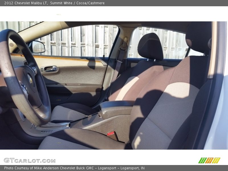Summit White / Cocoa/Cashmere 2012 Chevrolet Malibu LT