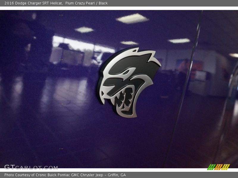 Plum Crazy Pearl / Black 2016 Dodge Charger SRT Hellcat