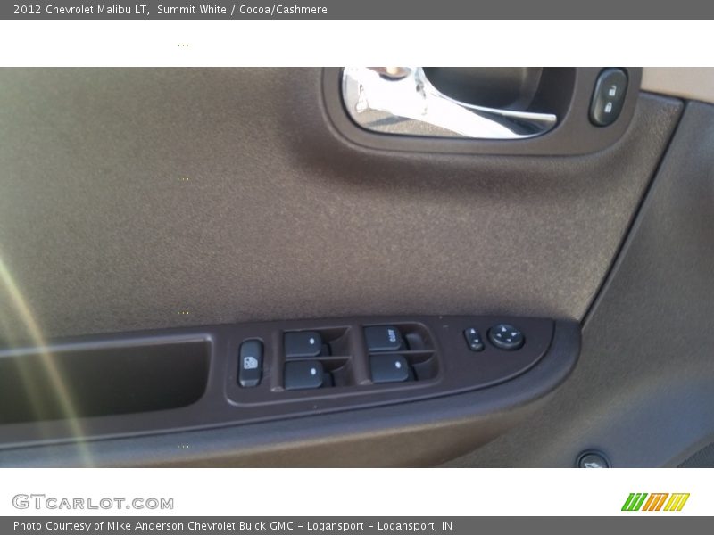 Summit White / Cocoa/Cashmere 2012 Chevrolet Malibu LT