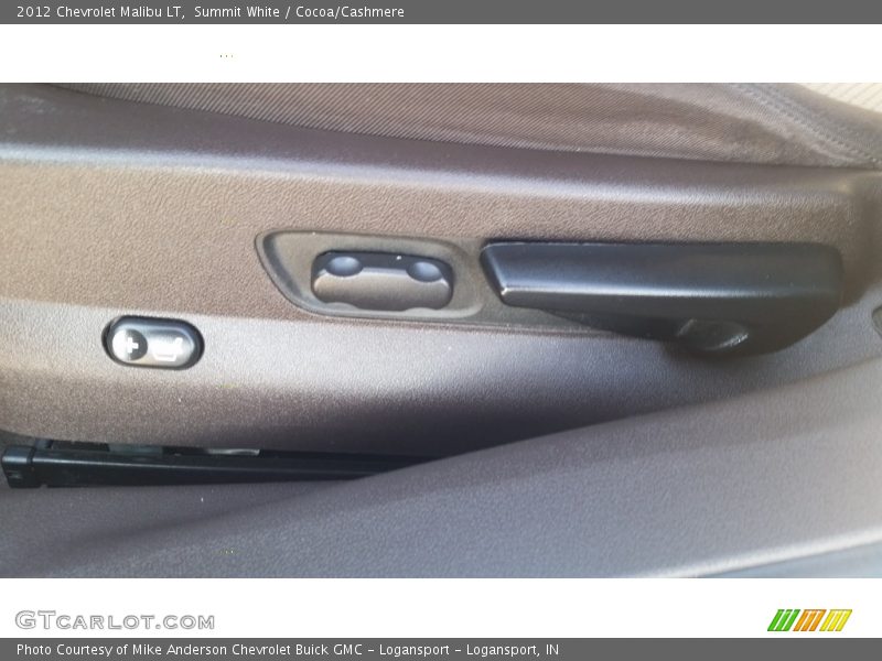 Summit White / Cocoa/Cashmere 2012 Chevrolet Malibu LT