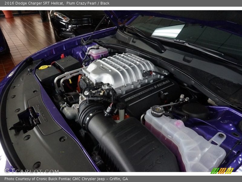 Plum Crazy Pearl / Black 2016 Dodge Charger SRT Hellcat