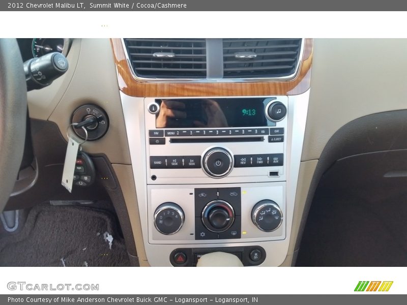 Summit White / Cocoa/Cashmere 2012 Chevrolet Malibu LT