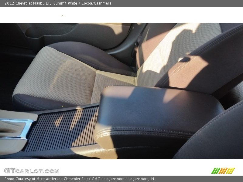 Summit White / Cocoa/Cashmere 2012 Chevrolet Malibu LT