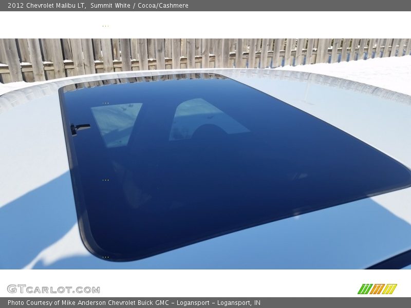 Summit White / Cocoa/Cashmere 2012 Chevrolet Malibu LT