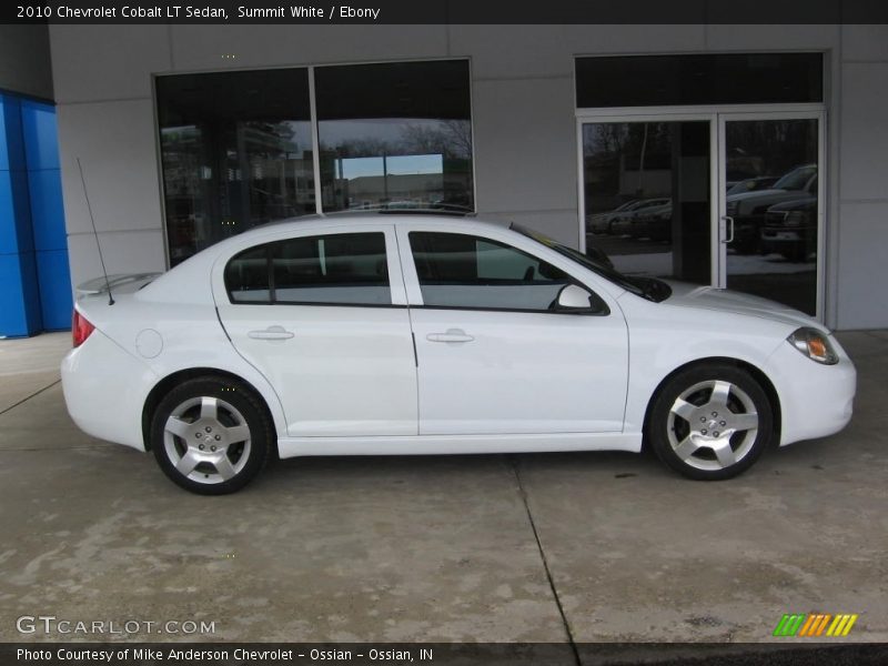 Summit White / Ebony 2010 Chevrolet Cobalt LT Sedan