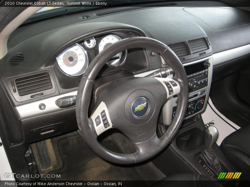 Summit White / Ebony 2010 Chevrolet Cobalt LT Sedan