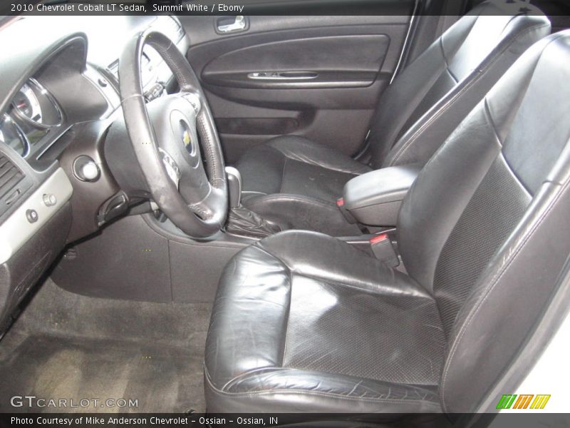 Summit White / Ebony 2010 Chevrolet Cobalt LT Sedan