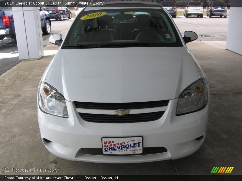Summit White / Ebony 2010 Chevrolet Cobalt LT Sedan