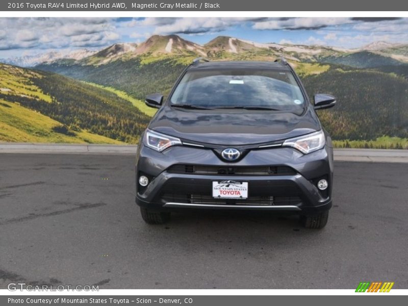 Magnetic Gray Metallic / Black 2016 Toyota RAV4 Limited Hybrid AWD