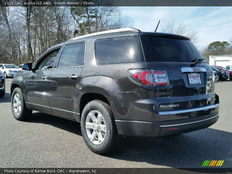 Iridium Metallic / Ebony 2016 GMC Acadia SLE AWD