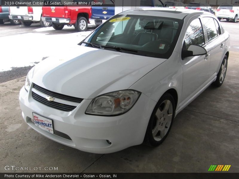 Summit White / Ebony 2010 Chevrolet Cobalt LT Sedan