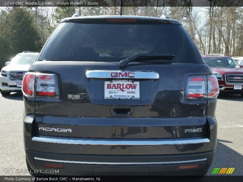 Iridium Metallic / Ebony 2016 GMC Acadia SLE AWD