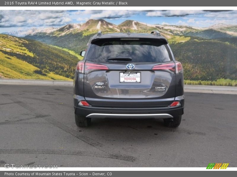 Magnetic Gray Metallic / Black 2016 Toyota RAV4 Limited Hybrid AWD