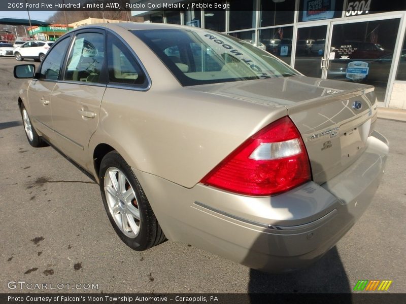 Pueblo Gold Metallic / Pebble Beige 2005 Ford Five Hundred Limited AWD
