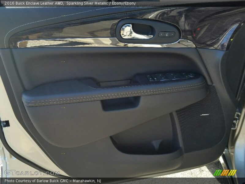 Sparkling Silver Metallic / Ebony/Ebony 2016 Buick Enclave Leather AWD